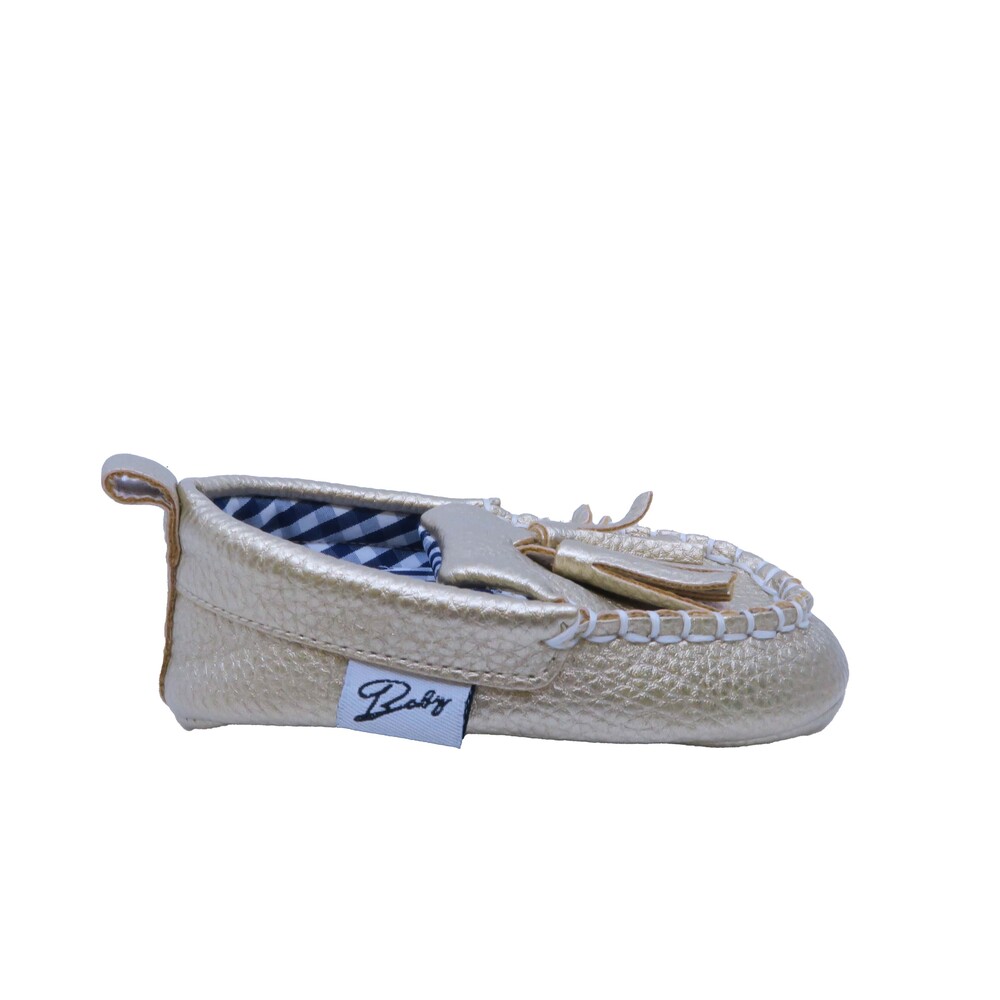 Baby Girls Gold Shoes size: 3-4 Infant